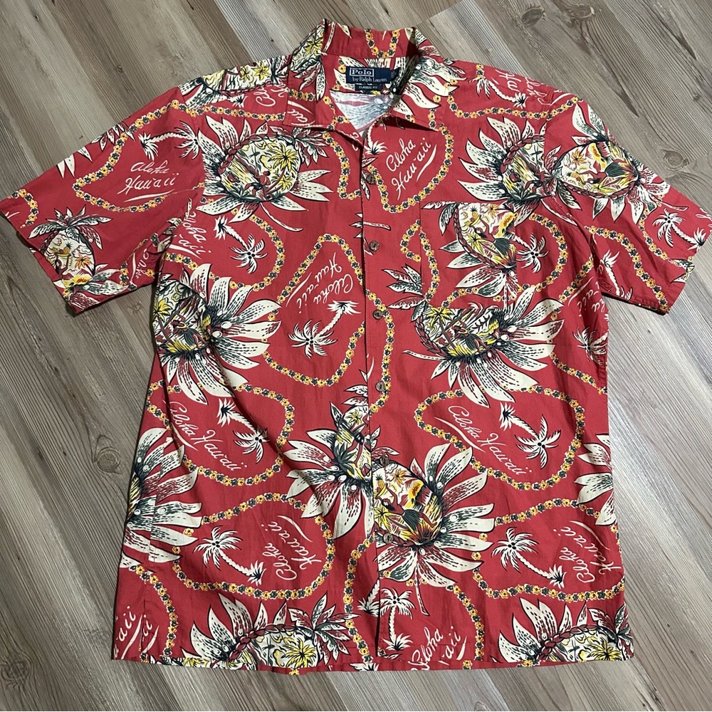 Vintage Ralph Lauren Aloha Camp Casual Shirt